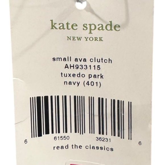 Kate Spade Small Ava Blue Clutch NWT - Picture 3 of 10